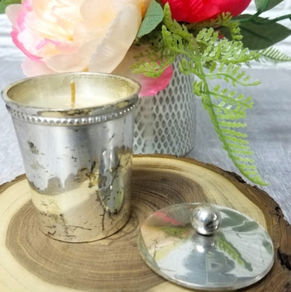Bagatelle covered silver plated cup